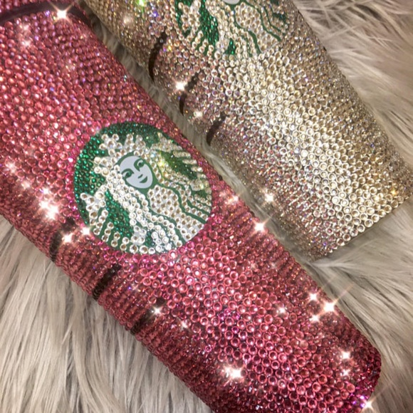 Starbucks Accessories - Bling Custom Crystallized STARBUCKS Swarovski Cup